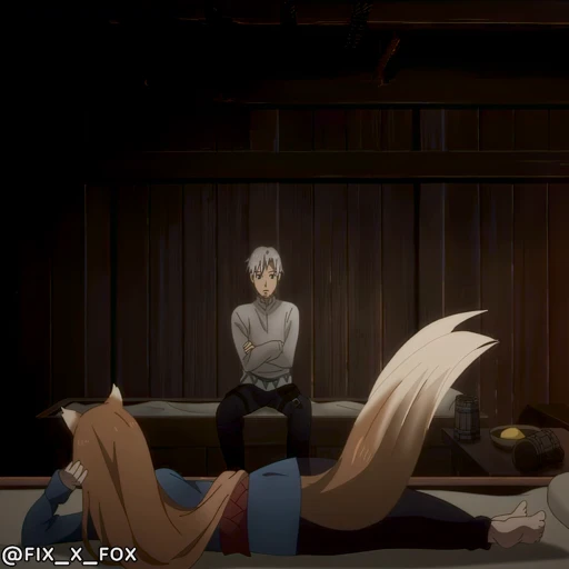😎 Стикер «Spice and Wolf Merchant Meets the Wise Wolf» для Telegram