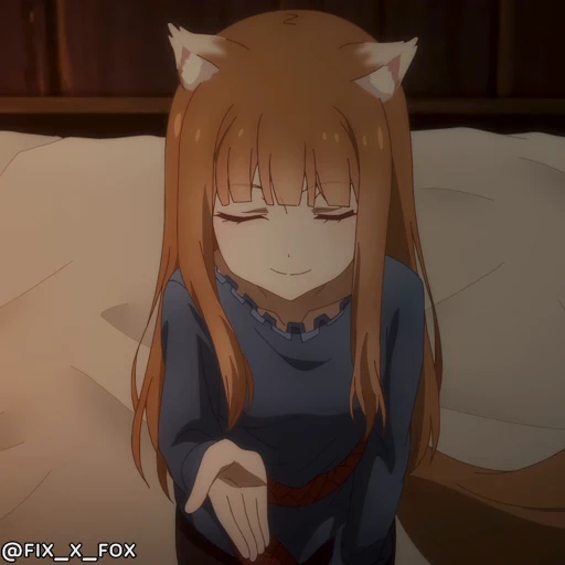 🤲 Стикер «Spice and Wolf Merchant Meets the Wise Wolf» для Telegram