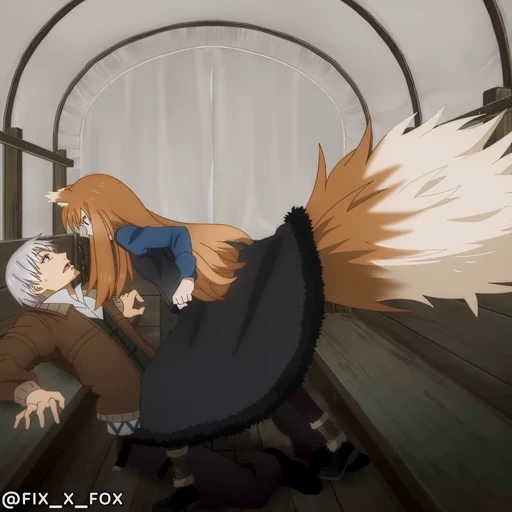 🤬 Стикер «Spice and Wolf Merchant Meets the Wise Wolf» для Telegram