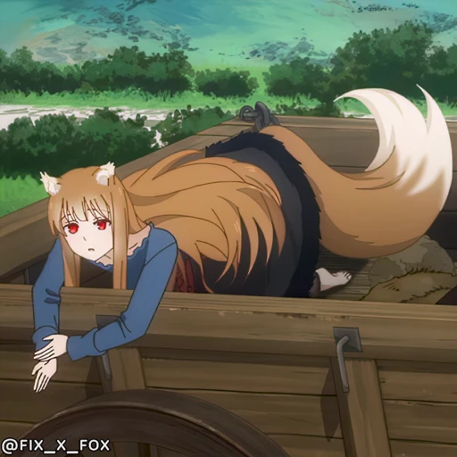 😒 Стикер «Spice and Wolf Merchant Meets the Wise Wolf» для Telegram