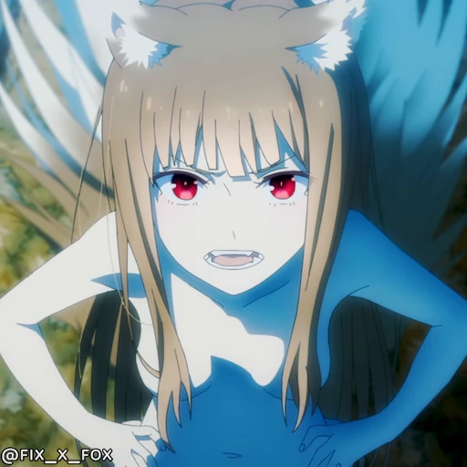 🤬 Стикер «Spice and Wolf Merchant Meets the Wise Wolf» для Telegram