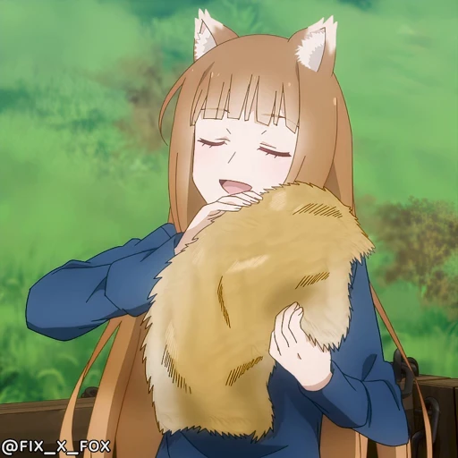 🥰 Стикер «Spice and Wolf Merchant Meets the Wise Wolf» для Telegram