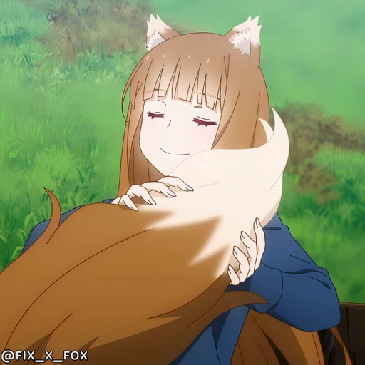 🥰 Стикер «Spice and Wolf Merchant Meets the Wise Wolf» для Telegram