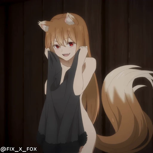 😈 Стикер «Spice and Wolf Merchant Meets the Wise Wolf» для Telegram
