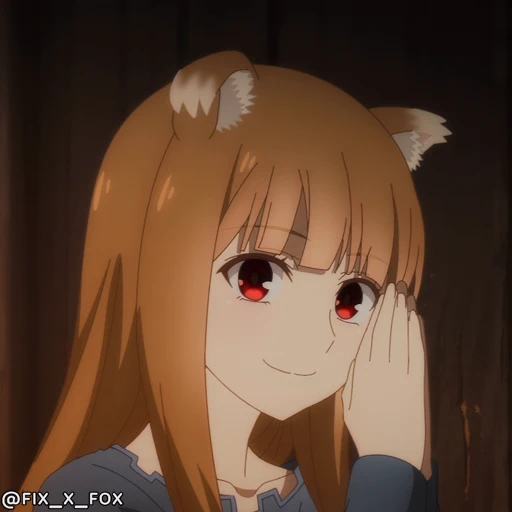 Стикерпак Spice and Wolf Merchant Meets the Wise Wolf для Telegram