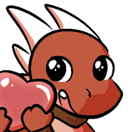 ❤️ Стикер «Spicy Kobold» для Telegram