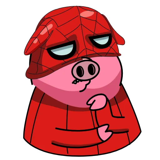 🤔 Стикер «Spider pig» для Telegram