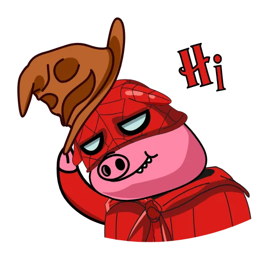 👋 Стикер «Spider pig» для Telegram