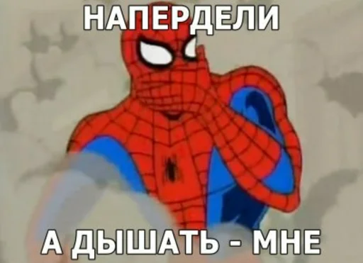 🤢 Стикер «Spider poxuy» для Telegram