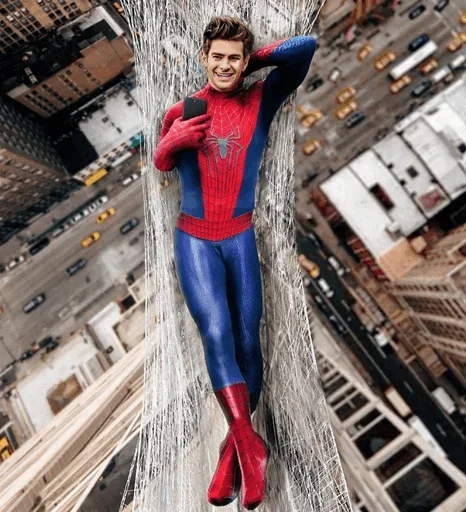 🤳 Стикер «Spiderman Andrew Garfield» для Telegram