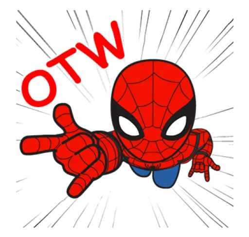 🚗 Стикер «spiderman» для Telegram