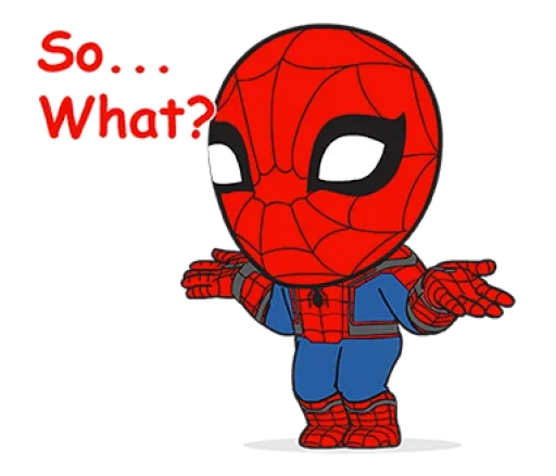 😏 Стикер «spiderman» для Telegram