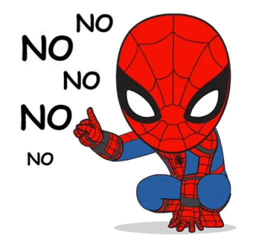 😡 Стикер «spiderman» для Telegram