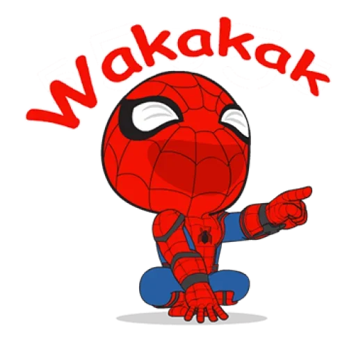 😆 Стикер «spiderman» для Telegram