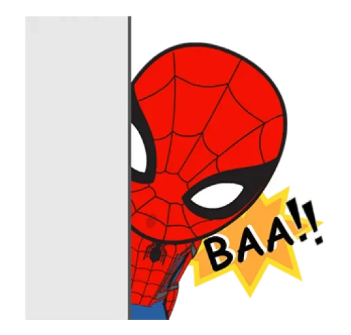 🙈 Стикер «spiderman» для Telegram