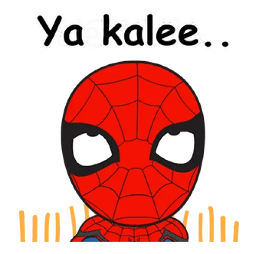 🙄 Стикер «spiderman» для Telegram