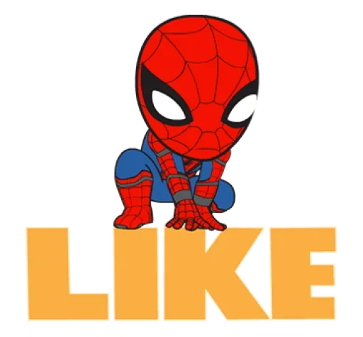 Стикерпак spiderman для Telegram