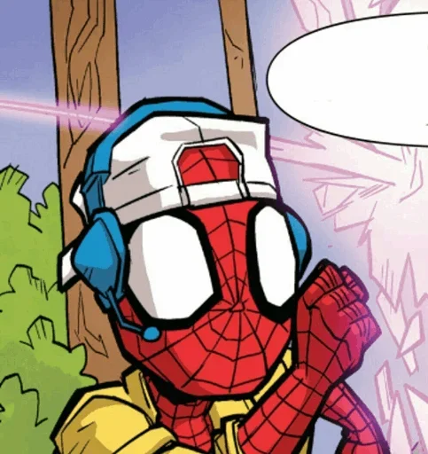 🕸 Стикер «Spiderman Comics» для Telegram