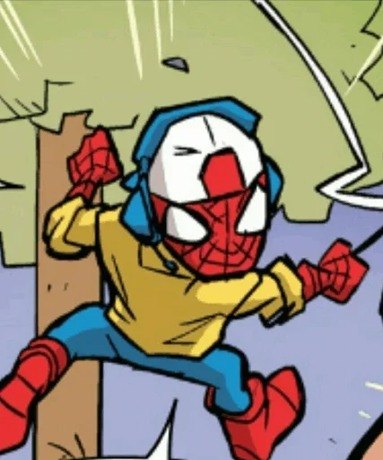 🕸 Стикер «Spiderman Comics» для Telegram
