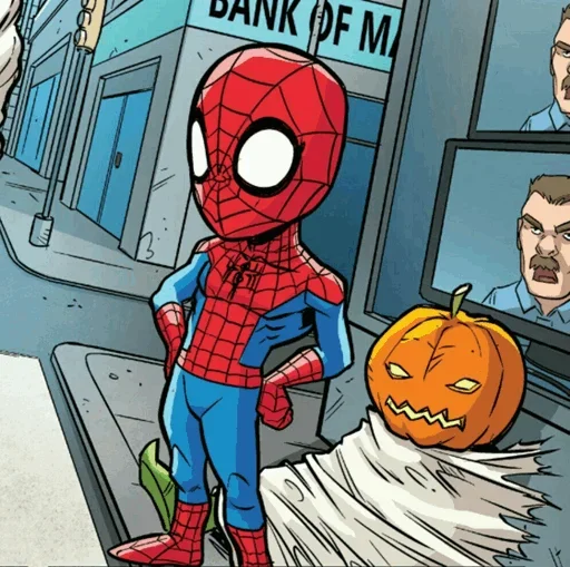 🕸 Стикер «Spiderman Comics» для Telegram
