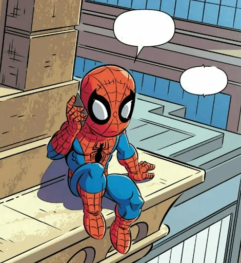 🕸 Стикер «Spiderman Comics» для Telegram