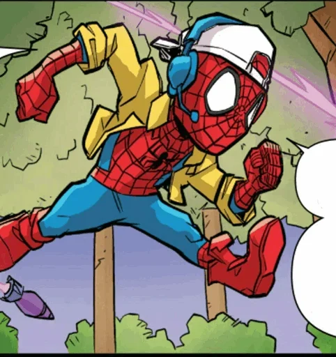 🕸 Стикер «Spiderman Comics» для Telegram