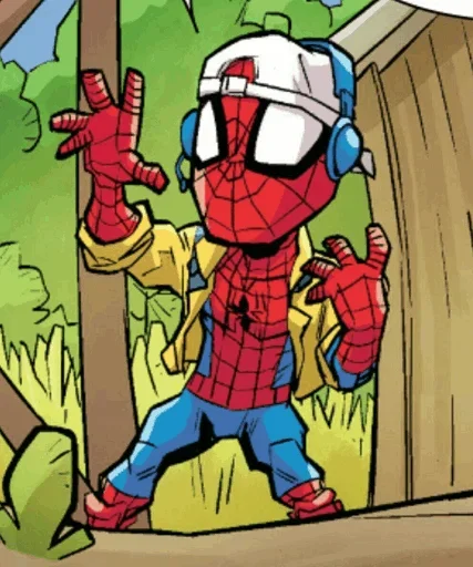 🕸 Стикер «Spiderman Comics» для Telegram