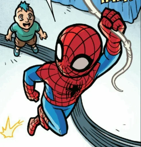 🕸 Стикер «Spiderman Comics» для Telegram