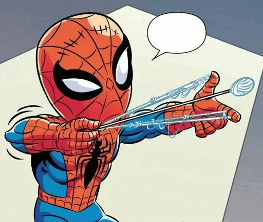 🕸 Стикер «Spiderman Comics» для Telegram