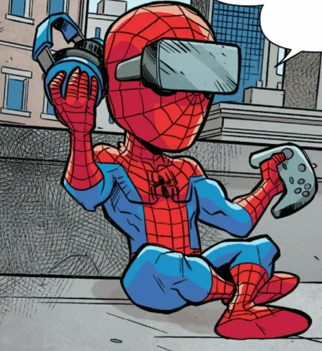 🕸 Стикер «Spiderman Comics» для Telegram