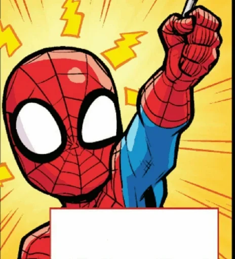 🕸 Стикер «Spiderman Comics» для Telegram