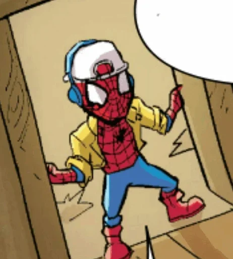 🕸 Стикер «Spiderman Comics» для Telegram