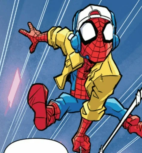 🕸 Стикер «Spiderman Comics» для Telegram