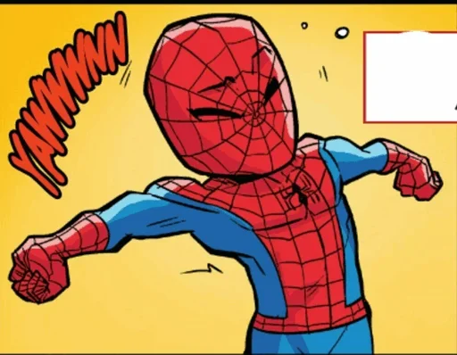 🕸 Стикер «Spiderman Comics» для Telegram