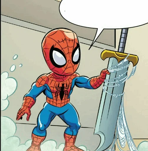 🕸 Стикер «Spiderman Comics» для Telegram