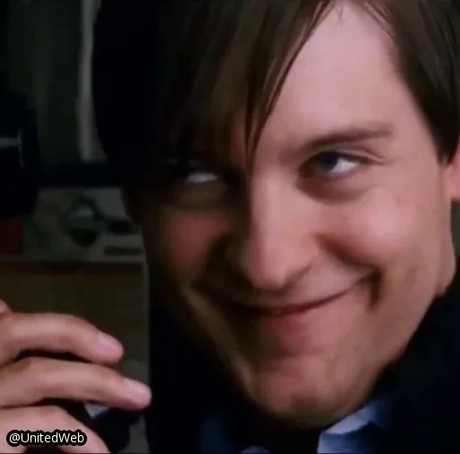 😁 Стикер «Spiderman Tobey Maguire» для Telegram