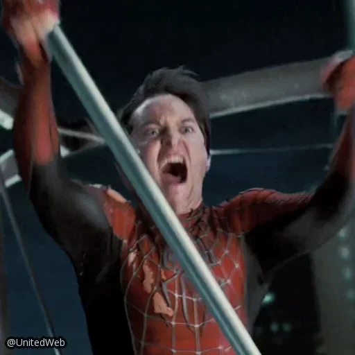 😤 Стикер «Spiderman Tobey Maguire» для Telegram