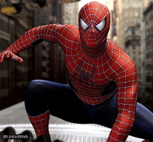 🕷 Стикер «Spiderman Tobey Maguire» для Telegram