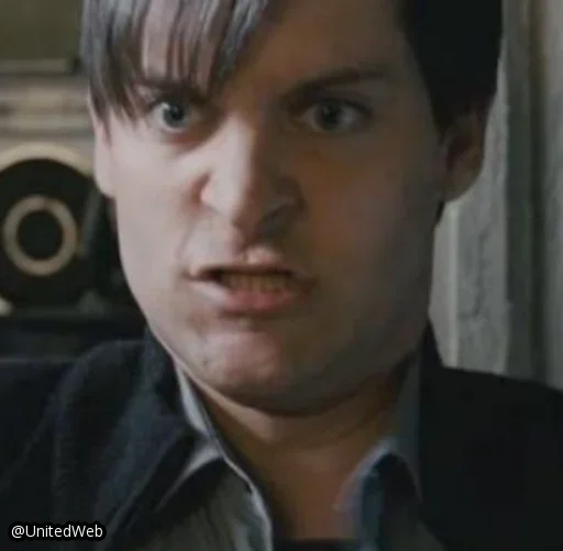😡 Стикер «Spiderman Tobey Maguire» для Telegram