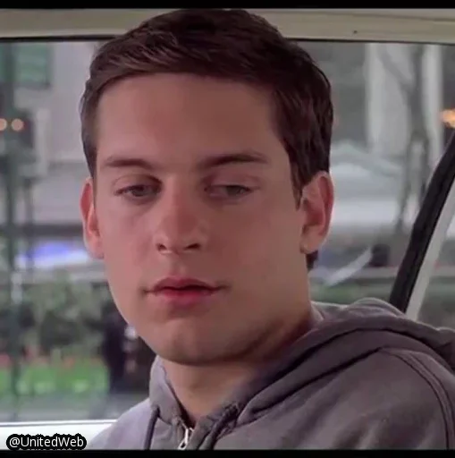 😦 Стикер «Spiderman Tobey Maguire» для Telegram