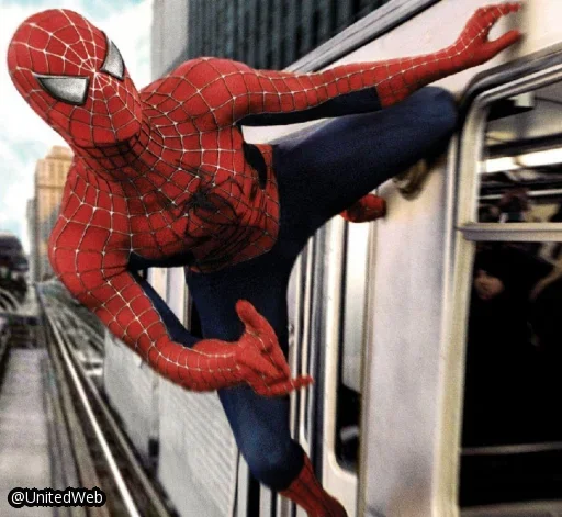🕷 Стикер «Spiderman Tobey Maguire» для Telegram