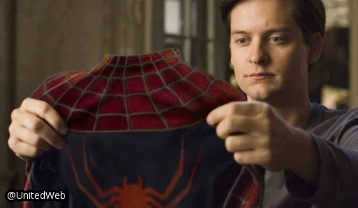 🕷 Стикер «Spiderman Tobey Maguire» для Telegram