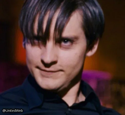 😏 Стикер «Spiderman Tobey Maguire» для Telegram
