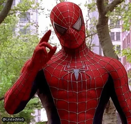 ✋ Стикер «Spiderman Tobey Maguire» для Telegram