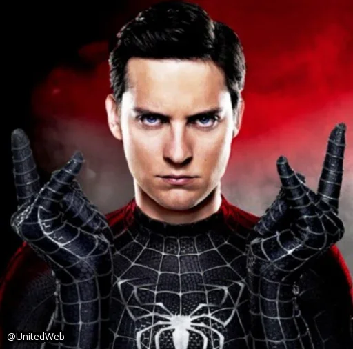 🕷 Стикер «Spiderman Tobey Maguire» для Telegram