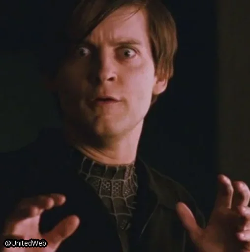 🙄 Стикер «Spiderman Tobey Maguire» для Telegram