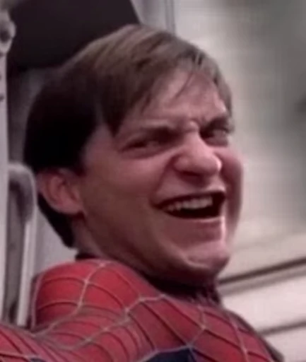 😱 Стикер «Spiderman Videostickers» для Telegram