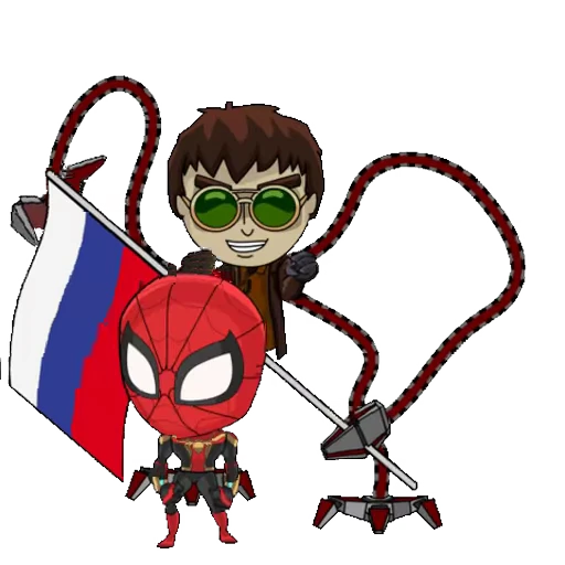 🇷🇺 Стикер «Spiderman and Dr Strange» для Telegram