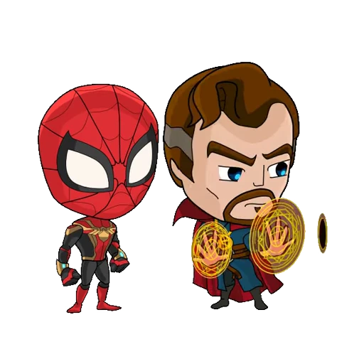 Стикерпак Spiderman and Dr Strange для Telegram