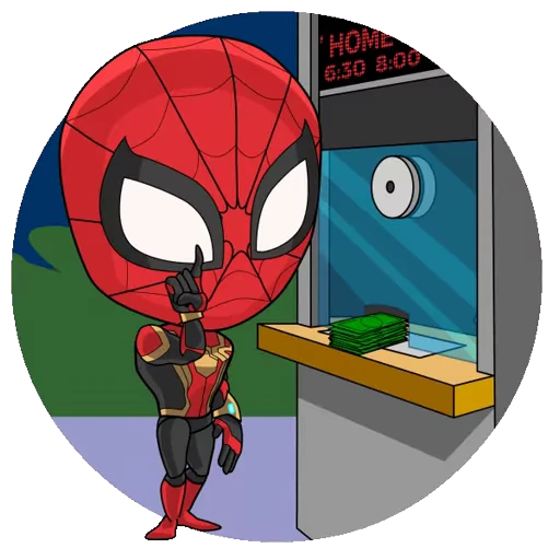 🗾 Стикер «Spiderman and Dr Strange» для Telegram
